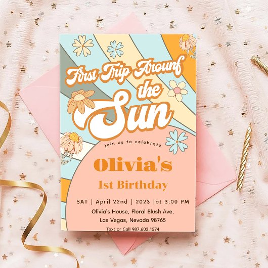 太陽の誕生日のまわりに日照最初の旅 招待状