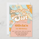 太陽の誕生日のまわりに日照最初の旅 招待状 (正面)