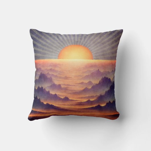 太陽の谷 クッション (裏面)