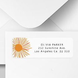 太陽の赤ちゃんシャワー来ここの息子の差出人住所 ラベル