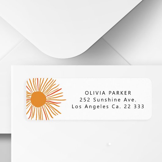 太陽の赤ちゃんシャワー来ここの息子の差出人住所 ラベル