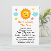 太陽の赤ん来坊のシャワーがほほ笑む 招待状 (スタンド正面)