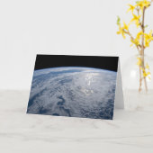 太陽の輝きは南太平洋の海に。 カード (黄色い花)