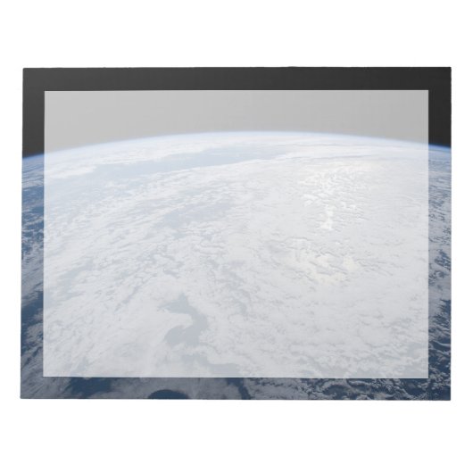 太陽の輝きは南太平洋の海に。 ノートパッド (正面)