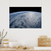 太陽の輝きは南太平洋の海に。 ポスター (キッチン)