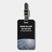 太陽の輝きは南太平洋の海に。 ラゲッジタグ (正面縦)