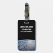 太陽の輝きは南太平洋の海に。 ラゲッジタグ (裏面縦)