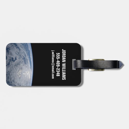 太陽の輝きは南太平洋の海に。 ラゲッジタグ (裏面横)