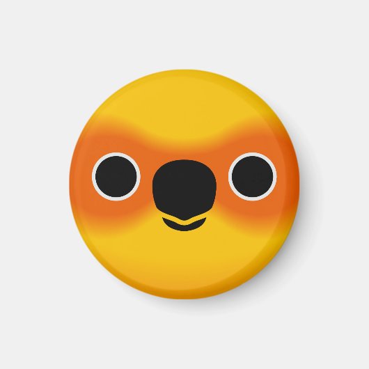 太陽の顔 マグネット (正面)