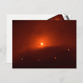 太陽の食。 ポストカード (正面/裏面)