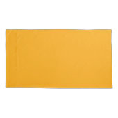 太陽の黄色の色は簡単にカスタマイズこれ 枕カバー (裏面-左)