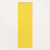 太陽の黄色無地の色 |クラシックエレガント ヨガマット (正面)