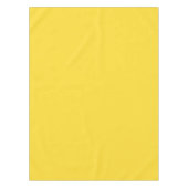 太陽の黄色無地の色 |クラシック |エレガント | テーブルクロス (正面)