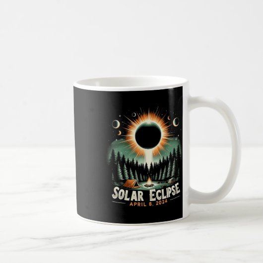 太陽の04.08.2024アメリカ太陽の食 コーヒーマグカップ (右)