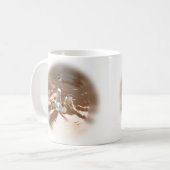 太陽の3つのメルカットおもしろい、コーヒーマグ コーヒーマグカップ (正面左)