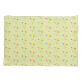 太陽の3つの花 – 透明なパターン。 枕カバー (裏面)