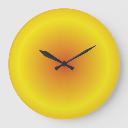 太陽の ラージ壁時計 (正面)