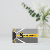 太陽の/sun Energy/Power代替電源 名刺 (スタンド正面)