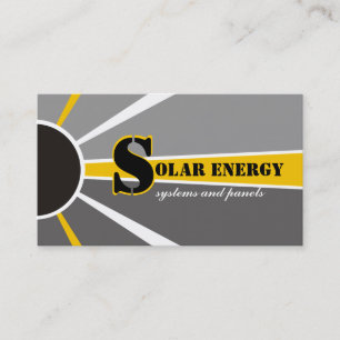 太陽の/sun Energy/Power代替電源 名刺
