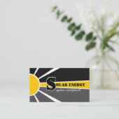 太陽の/sun Energy/Power代替電源 名刺 (スタンド正面)