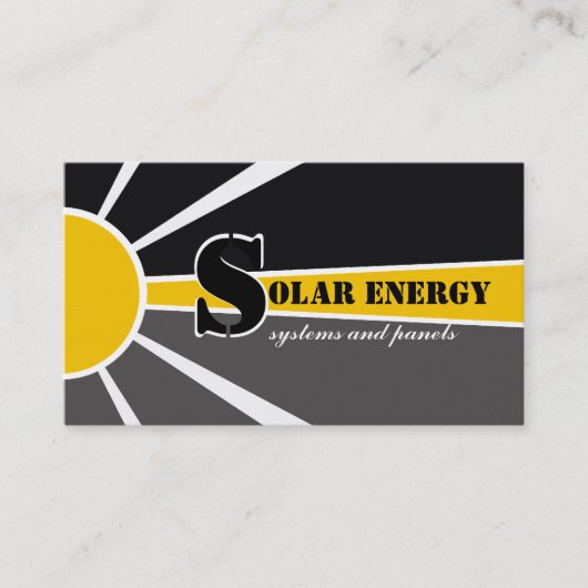 太陽の/sun Energy/Power代替電源 名刺 (正面)