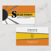 太陽の/sun Energy/Power代替電源 名刺 (正面/裏面)