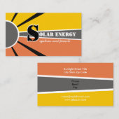 太陽の/sun Energy/Power代替電源 名刺 (正面/裏面)