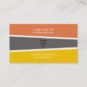 太陽の/sun Energy/Power代替電源 名刺 (裏面)