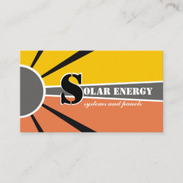 太陽の/sun Energy/Power代替電源 名刺