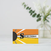 太陽の/sun Energy/Power代替電源 名刺 (スタンド正面)