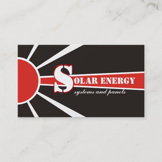 太陽の/sun Energy/Power代替電源 名刺 (正面)