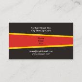 太陽の/sun Energy/Power代替電源 名刺 (裏面)