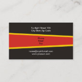 太陽の/sun Energy/Power代替電源 名刺 (裏面)