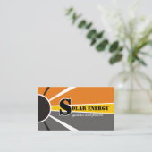 太陽の/sun Energy/Power代替電源 名刺 (スタンド正面)