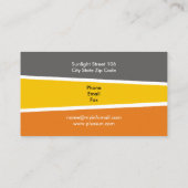 太陽の/sun Energy/Power代替電源 名刺 (裏面)