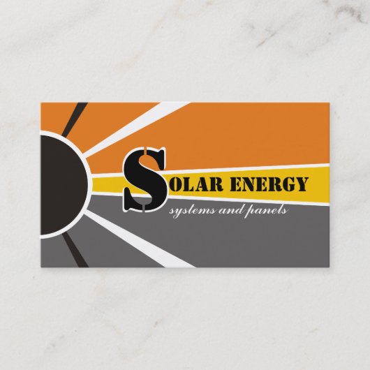 太陽の/sun Energy/Power代替電源 名刺 (正面)