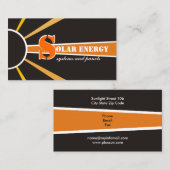 太陽の/sun Energy/Power代替電源 名刺 (正面/裏面)