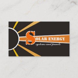 太陽の/sun Energy/Power代替電源 名刺