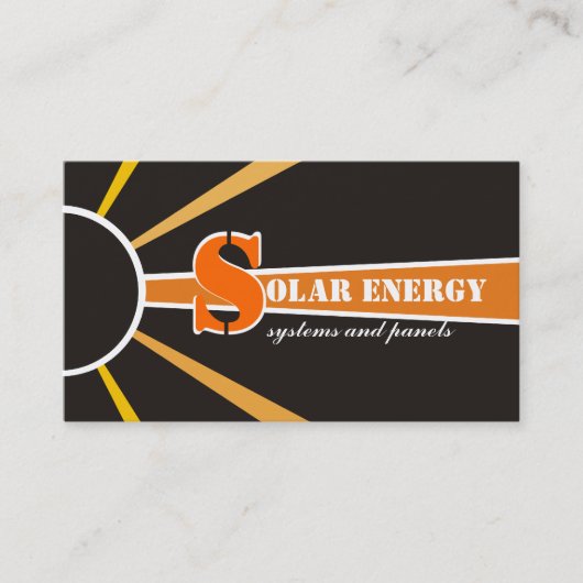 太陽の/sun Energy/Power代替電源 名刺 (正面)