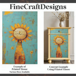 太陽のC5Lを楽しむかわいい絵画ひまわり猫 薄葉紙