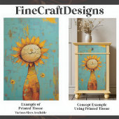 太陽のC5Rを楽しむかわいい絵画ひまわり猫 薄葉紙