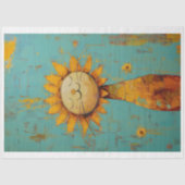 太陽のC5Rを楽しむかわいい絵画ひまわり猫 薄葉紙 (正面)