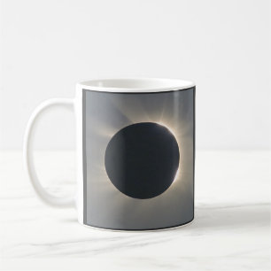 太陽のEclipseクローズアップ コーヒーマグカップ