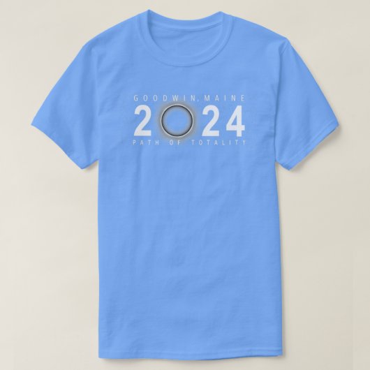 太陽のEclipseグッドウィンメイン2024年4月8日 Tシャツ (デザイン正面)