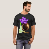 太陽のEclipseトータリティゾーンNH 2024 Tシャツ (正面フル)