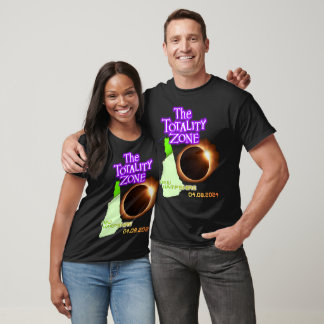 太陽のEclipseトータリティゾーンNH 2024 Tシャツ