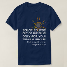 太陽のEclipseパフォーマンスのカスおもしろいタマイズ Tシャツ