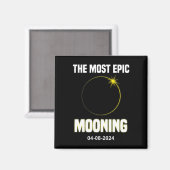 太陽のEclipseモオおもしろいン04.08.2024 Eclipse マグネット (正面/裏面)