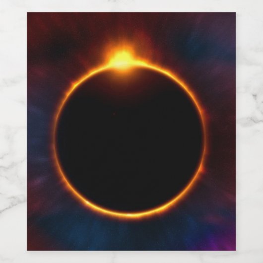 太陽のEclipseワインラベル ワインラベル (シングルラベル)