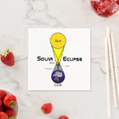 太陽のEclipse図 スタンダードカクテルナプキン (インサイチュ)
